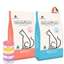 네츄럴코어 고양이 사료 멘탈리티 비프앤살몬 / 치킨앤살몬 혼합입자 (10~12mm) 3kg+참치주식 1캔(호주 수의사가 개발한 멘탈리티 뇌 발달 및 인지 발달에 도움 MCT, 비프앤살몬 혼합입자 3kg+참치주식 1캔