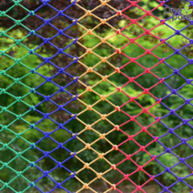 나일론그물망 컬러 화물차 발코니 낙하 난간 그물 장식망, 6mm 로프 - 15cm 메쉬/제곱미터당