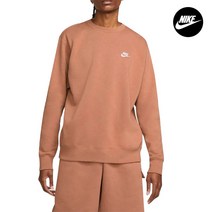 나이키 스몰로고 남자 여성 기모 맨투맨 긴팔티셔츠 BV2662-215