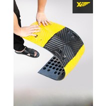 문턱경사로 경사로발판 차량진입판 고무 자동차충격제한벨트, 1000 길이 100 폭 20 두께