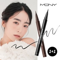 맥퀸뉴욕 1+ 1 워터프루프 타투 펜 아이라이너, 딥블랙(타투)+딥블랙(타투), 상세 설명 참조