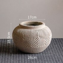 화병 중국도자기 붉은 도자기 화분 즙이 많은 식물 둥근 꽃 도자기 복고풍 특별한 장식 장식 정원 녹색 식물 냄비, 큰 사이즈
