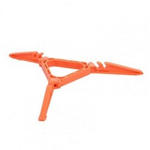 캠핑스토브 미니 강염 리액터 등산용 가스 스토브 버너 야외 접이식 탱크 브래킷 캠핑 병, 주황색