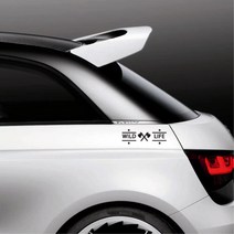 동호회 기념선물 부부동반 스티커 차박로고 택시 트럭 악세서리 승합차 SUV, 대형, 블랙