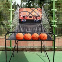 조립식 농구대 게임기 간이 덩크 연습 농구 골대 기구 길거리 설치 슈텅 머신 스타 농구공 마당 연습기, 단품