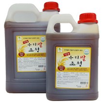 크로바 우리 쌀 조청 3kg 또는 5kg / 100% 국내산 쌀 /학교 급식 납품용, 1개