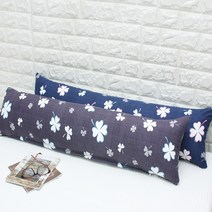 긴 베개 롱 쿠션 바디필로우(솜포함) 110X30 사이즈 ( 사계절용 or 여름용 ), 긴베개 바디필로우(솜포함), 클로버, 네이비핑크