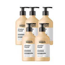 손상헤어용 컨디셔너 500ml LOreal Professionnel Absolut Repair Conditioner for Dry Damaged Hair, 5팩