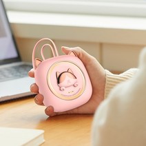 찜질돌 손 찜질기 미니 귀여운 고양이 발톱 모양의 손 따뜻하게 3600 충전식 전기 히터 겨울 야외 여, 03 분홍색