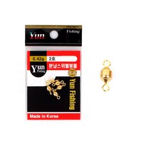 윤피싱 목줄 분납 채비 스위벨 도래형 봉돌, 1개