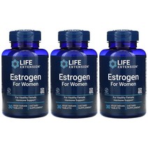 라이프익스텐션 에스트로겐 에스트로젠 여성용 30정 가문비나무 3통, 1개