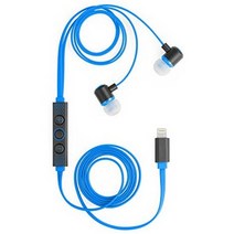 일본직발송 2. リンクスインターナショナル 링크스 인터내셔널 IC-EARPHONE 블루 ICEP-LT-04 BL B01B5T9HB, One Size, One Color