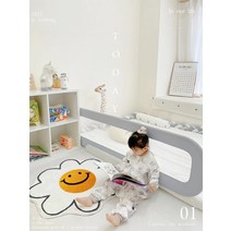 SJT 침대 옆 러그 바닥 매트 카페트 꽃 무늬 발매트