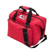 AO Coolers 고밀도 단열재가 있는 여행용 소프트 쿨러, 24캔_레드