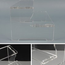 아크릴 소재 2단 계단형 진열대