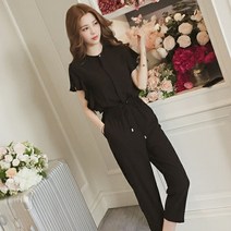 빅사이즈투피스 뚱뚱한 여름옷 슬림핏 간지나는 여성 미시옷루즈핏 뱃살커버 티셔츠 팬츠다 2603720038