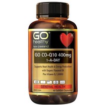 New ZeaLand직구 고 헬시 2개월분 코큐텐 400mg 성인용 60소프트젤 1팩, 수량, 상세참조