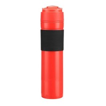 핸드프레소 휴대용 커피 머신 icafilas 컵 350ml 에스프레소 프렌치 프레스, 350ml 레드