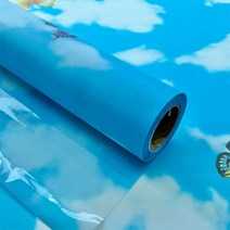 창문시트지 92cm x 25M 롤 유리용시트지 사생활보호 암막 불투명 유리창 디자인 인테리어시트지, 유리롤7) 하늘(3도인쇄) 20M