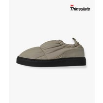 LAFUDGESTORE [구교환 착용] [3M 신슐레이트]푸퍼 패딩 슬립온_Butter Cream [3M] poofer padded slip-on_Soft Gra