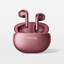 Sanag T81s 블루투스 헤드셋 고화질 녹음 기능 오프라인 청취 13mm 하이 리바운드 다이나믹 다이어프램, [03] Red