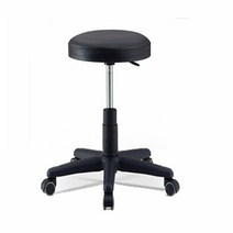 병원 환의자 높은중심봉 회전 블랙, 색상:[색상]본상품