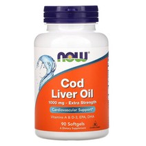 나우푸드 대구 간유 엑스트라 스트렝스 1 000mg 90 소프트젤옵션확인필수, 1000 mg, 250 개