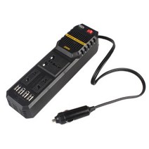 자동차 컨버터 인버터 200w dc12v to ac 220v 어댑터 충전기 소켓 전원 변환기 usb 포트 고속 충전 차량