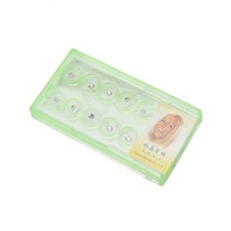 치과 재료 용품 10pcs 그릴 다이아몬드 라인 석 보석 미백 스터드 틀니 크리스탈 장식 구강 위생 장식 치아 도구, 하얀