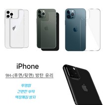 아이폰 12프로 필름 울트라씬 9H-2.5D (후면 뒷면) 뉴글라스 방탄 유리 액정 보호 커버 (슬림 고경도 고강도 비산방지), 5매-후면 (방탄유리)
