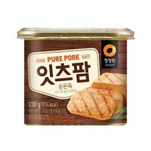 청정원 맛있는밑반찬 잇츠팜 통조림 햄 순돈육 추천 330g 자취 캠핑음식 간단한요리 간편식, 23개