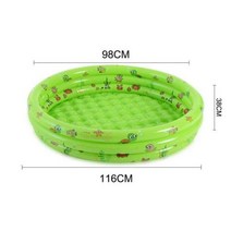풀장 수영장 어린이 풍선 실내 야외 PVC 휴대용 물 놀이 Crocks 아기 분지 욕조-26, Mint C
