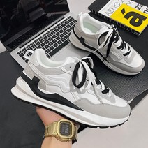 YAPOGI 새로운 통기성 두꺼운 밑창 운동화 남성 캐주얼 운동화 남성