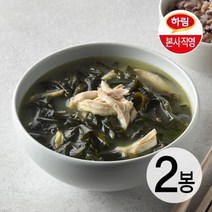 하림 남도식 닭미역국 400g 2봉, 단품