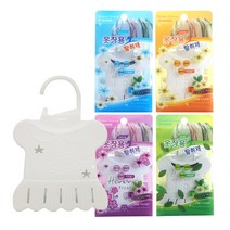 b03 해피룸 옷장걸이용 탈취제 은은한향 옷장냄새제거/옷장제습제/옷장방향제/냄새먹는하마/물먹는하마