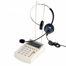 리버앤오빌 헤드셋 전화기 HP-102A 화이트/블랙, 블랙