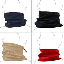 1+1 국산 넥워머 목토시 비니 방한용품 보드용품 목도리, 진곤색, 블랙