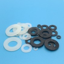 고무바킹 고무패킹 캡 실리콘패킹 20 개 100 DIN125 ISO7089 M2 M2.5 M3 M4 M5 M6 M8 M10 검정색 또는 흰색, 09 M2 (100PCS)_02 White, 100개