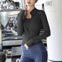 여성 필라테스집업 핑거홀 피트니스 자켓