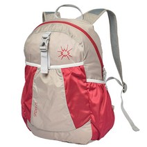 야외 초경량 스킨 백 여성 여름 접이식 가방 라이트 숄더백 휴대용 스포츠 배낭 초박형 여행 등산 가방, 보라색/로즈 레드