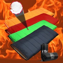 띵크파이 따뜻한 사계절 캠핑 차박 침낭, 그린, 1개