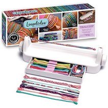 Loopdedoo – DIY 우정 팔찌 만들기 키트, New Loopdedoo + 18 Skeins of T