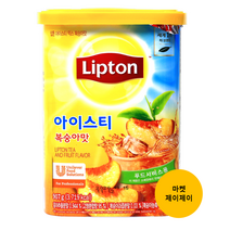 립톤 아이스티 믹스 복숭아맛, 13개, 1통, 907g