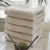 수민맘 국산 프리미엄 호텔수건, 30수 170g 연그레이5P