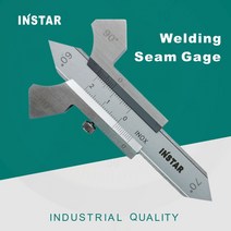 갭자 용접갭자 스틸갭자 다기능갭자 캡게이지 용접게이지 갭측정도구 갭게이지필러 각장게이지 instar 용접 심 게이지 스테인리스강 경화, 디지털 0-20mm