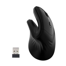 버티컬 마우스 인체공학적 수직 유선 컴퓨터 게이밍 USB 광학 노트북 PC 데스크탑용 오른손, 없음, 3.A3PC4NB605028-BK-B