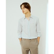 22SS 그레이 실크혼방 멜란지 셔츠 HZSH2A207G2