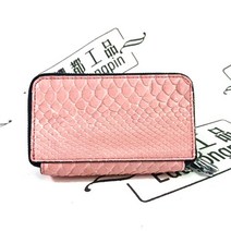 악어 공예 리얼 파이톤 가죽 수제 여성용 지퍼 지갑 작은 지갑 동전 지갑 대용량 키 가방 특별 가격