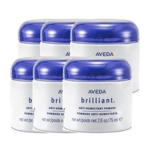 브릴리언트 안티 휴멕턴트 포마드 75ml Aveda Brilliant Pomade, 6팩