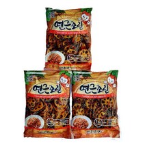 반찬단지 연근조림 (선택), 1kg, 3개